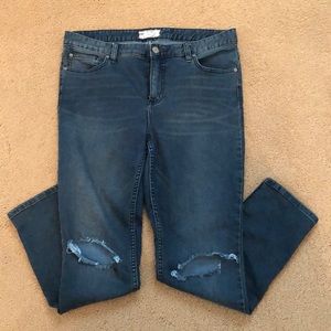 Free People Busted Knee Jeans